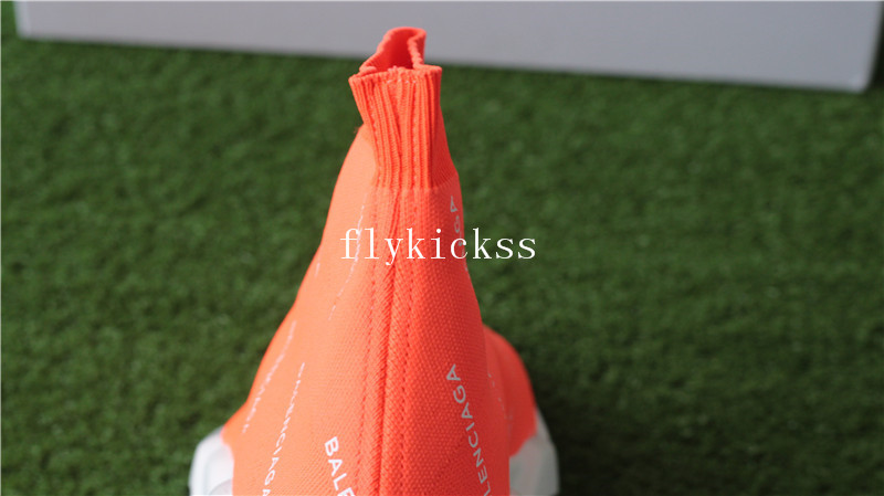 Balenciaga Speed Trainer Sock Orange Red